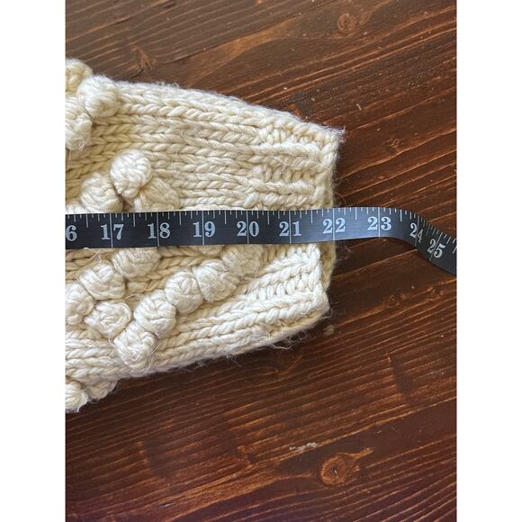 Chicwish NWOT Knit Your Love Bobble Cardigan Sweater M Cream Coquette Soft Girl - Picture 11 of 12